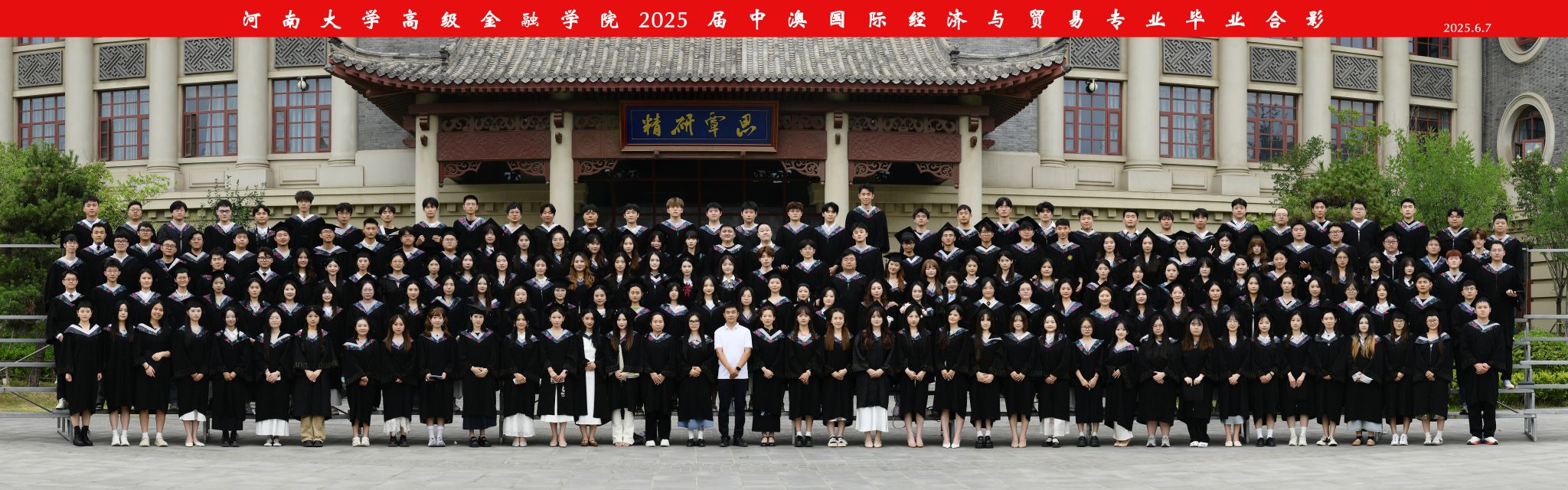 yl6776永利集团2025 届中澳国际经济与贸易专业毕业合影